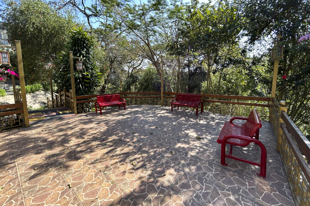Plaza al aire libre del Jardín Imperial